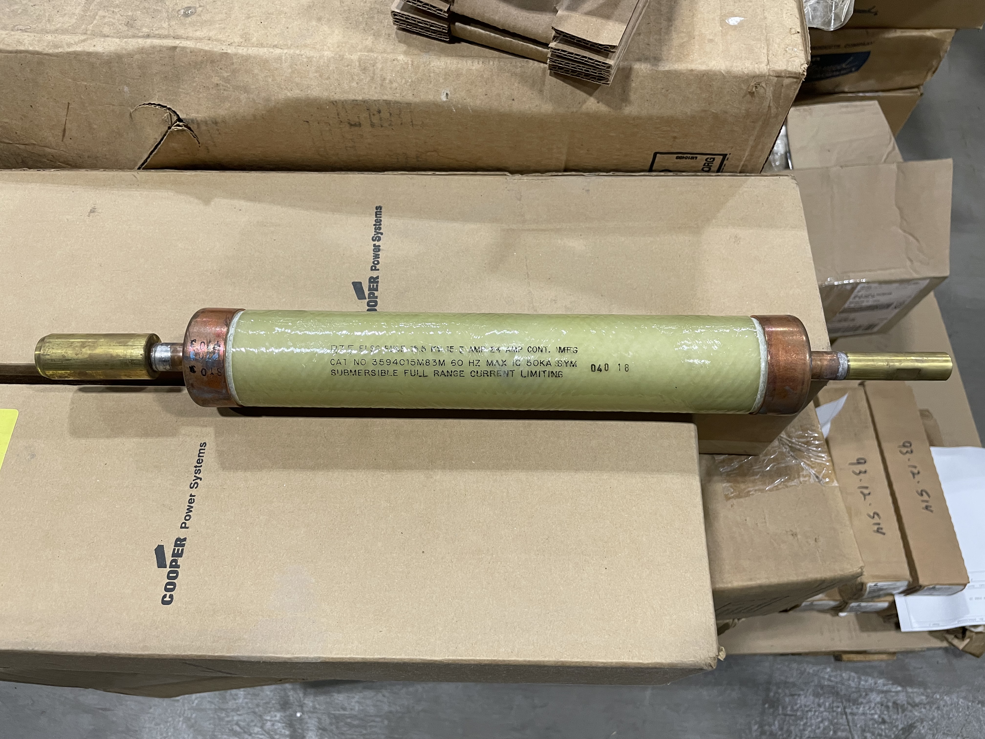FUSE, ELSE CUR LMTG 15.5KV 15E A